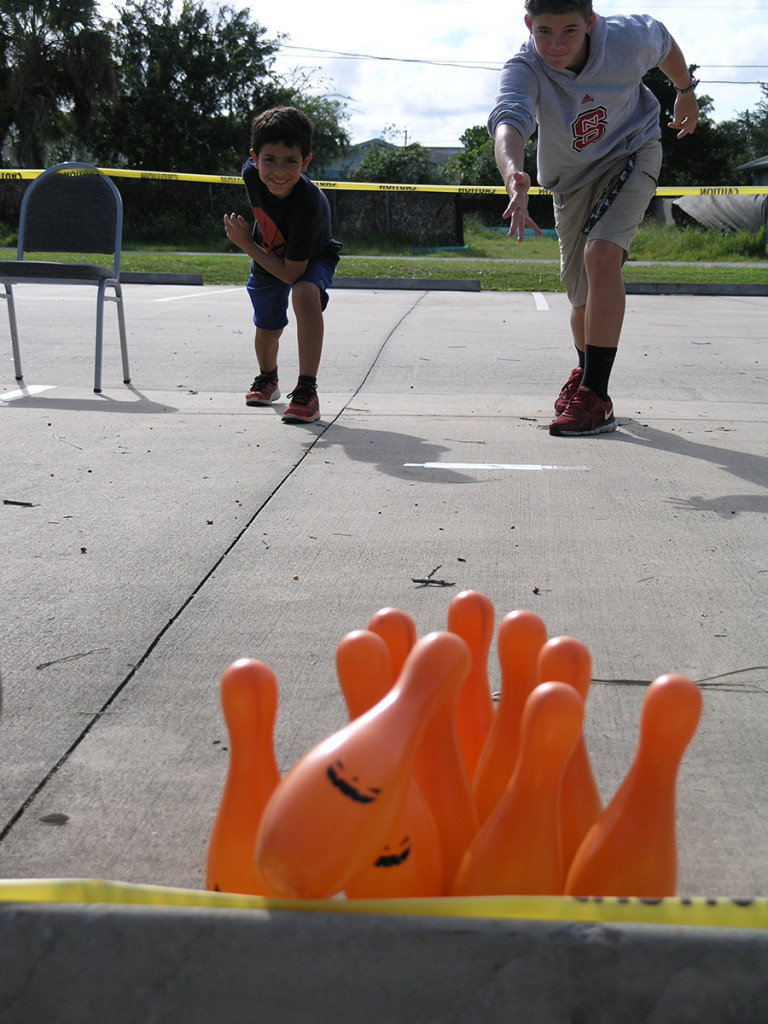 Bowling game at Fun Fair