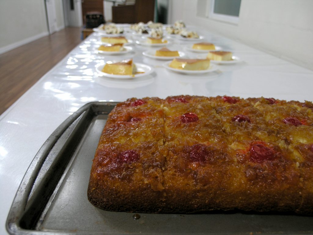 Desserts at the Fellowship Meal