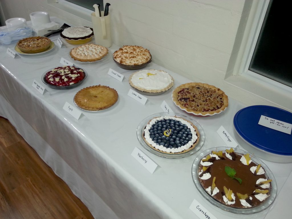 Eleven Pie Entries