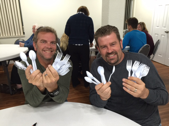 Judging tools at chili contest