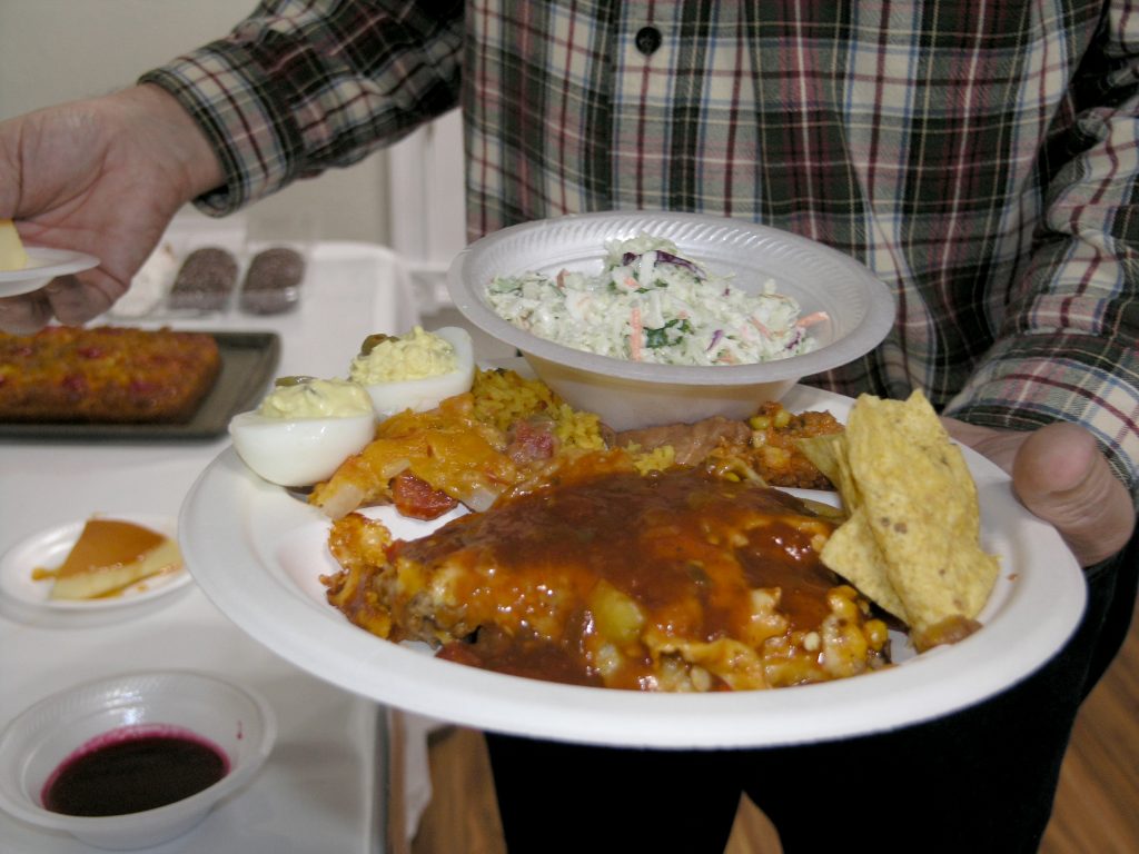 Plate of food