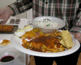Plate of food