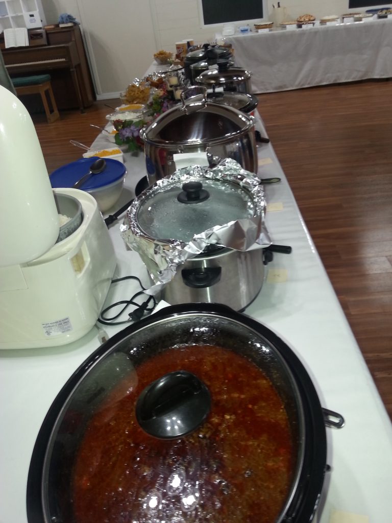 Chili ready for judging