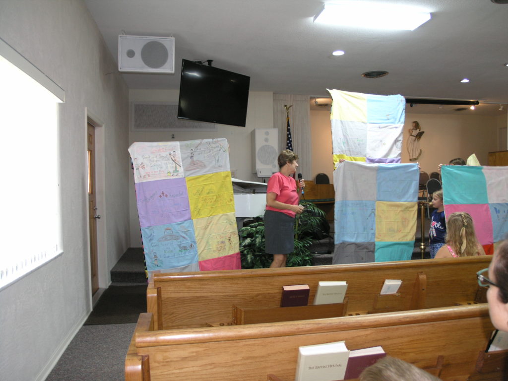 Quilts made in Sunday School