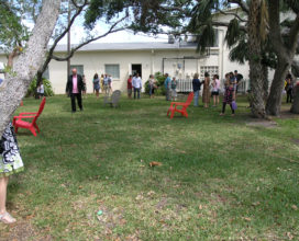 Nearing the End of the church egg hunt.