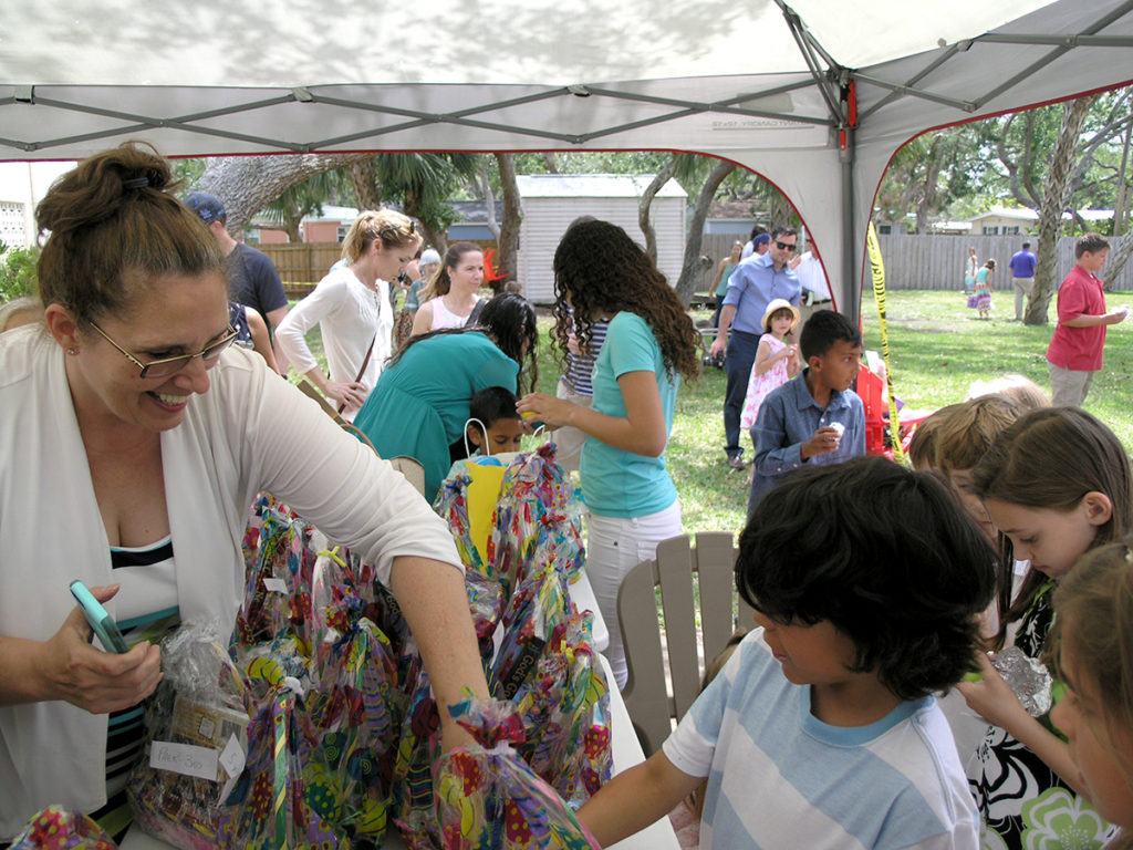 Pick your prize after the egg hunt