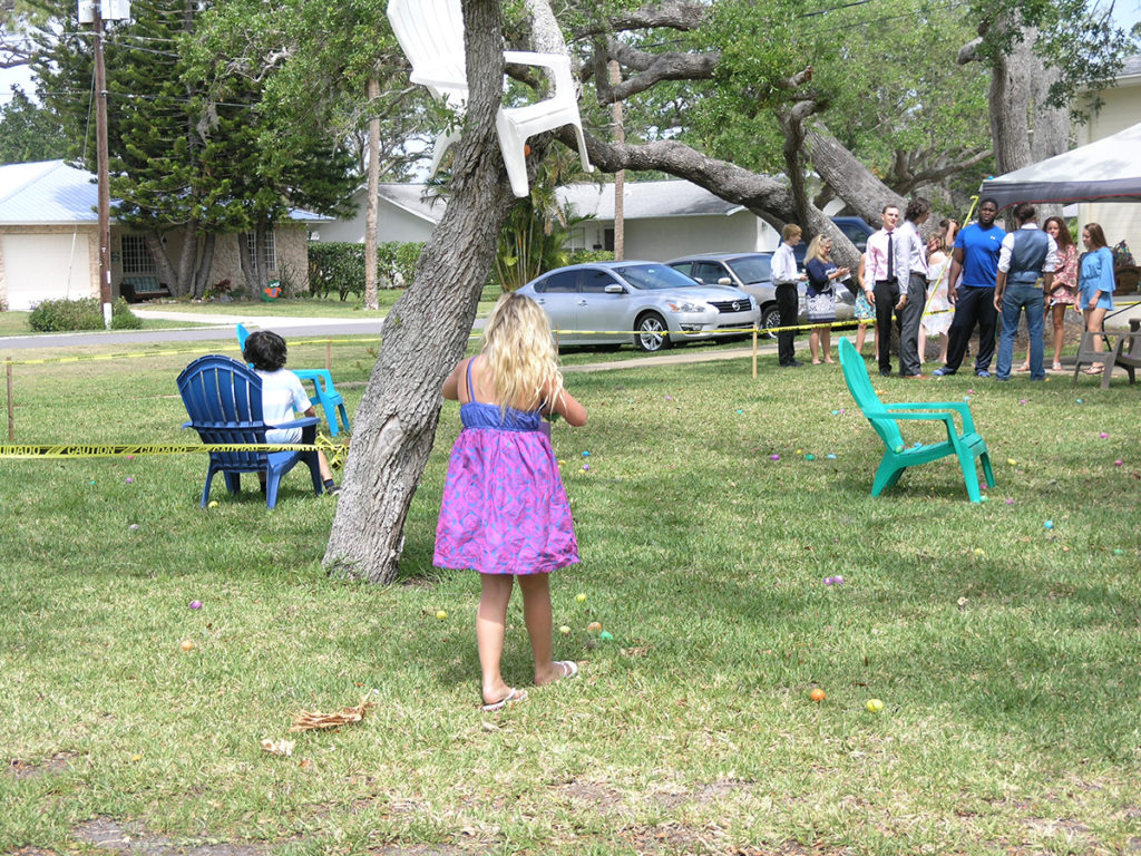 Teens watch the hunt for resurrection eggs