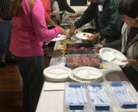 Beachside Baptist Church fellowship meal March 2018