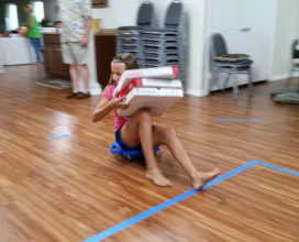 Pizza box race at NSB church