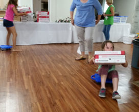 Round 3 of Pizza box race