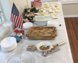 Dessert table at July 4