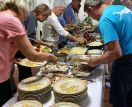 Filling the plates
