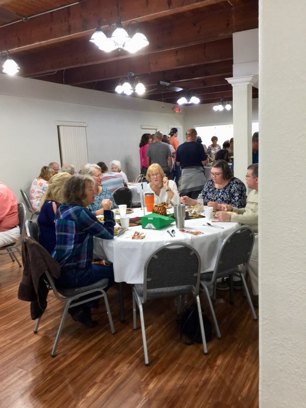 Giving thanks at New Smyrna Beach church meal