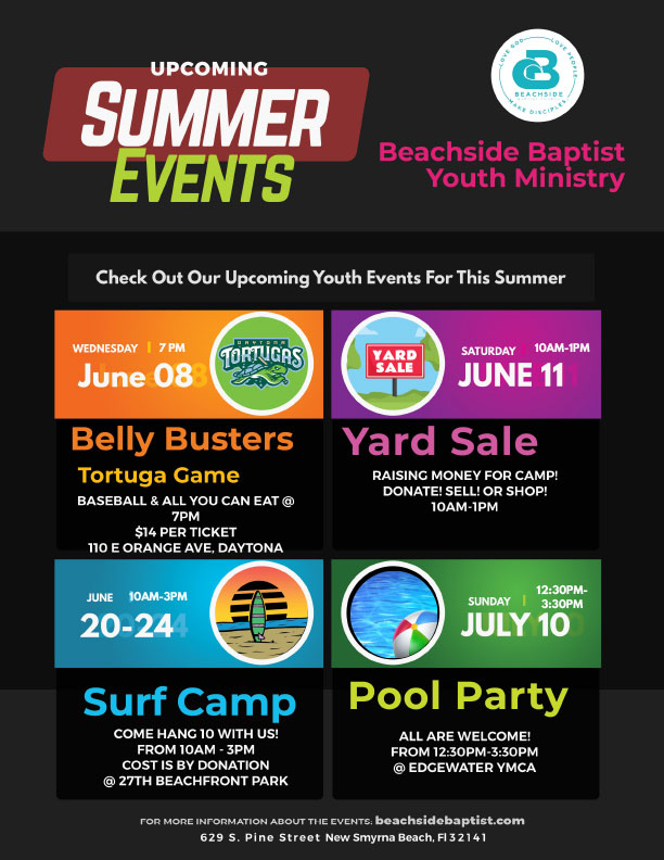 Youth Group Ministry Beachside Baptist Church